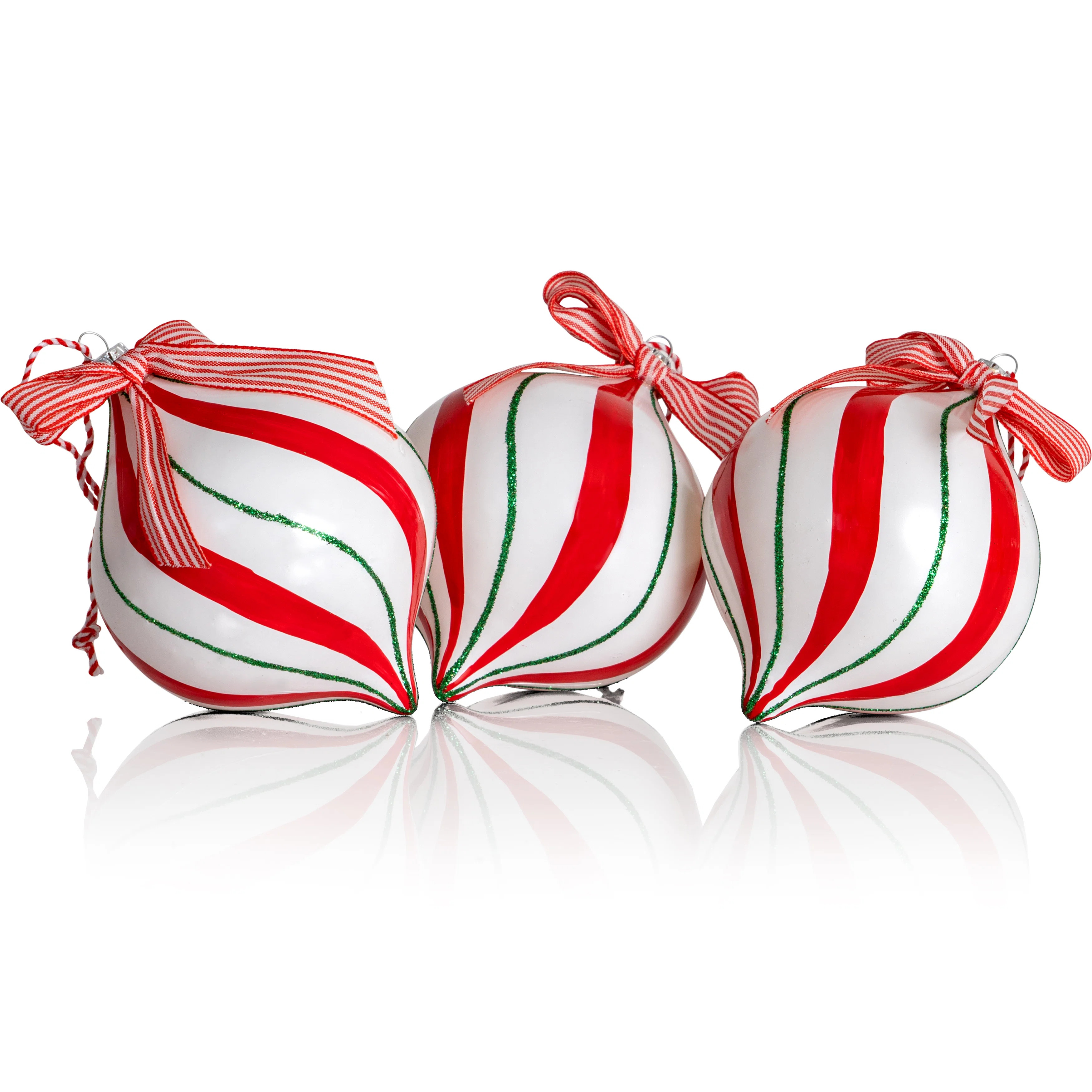 The Holiday Aisle® Peppermint Candy Ornament Set & Reviews | Wayfair | Wayfair North America