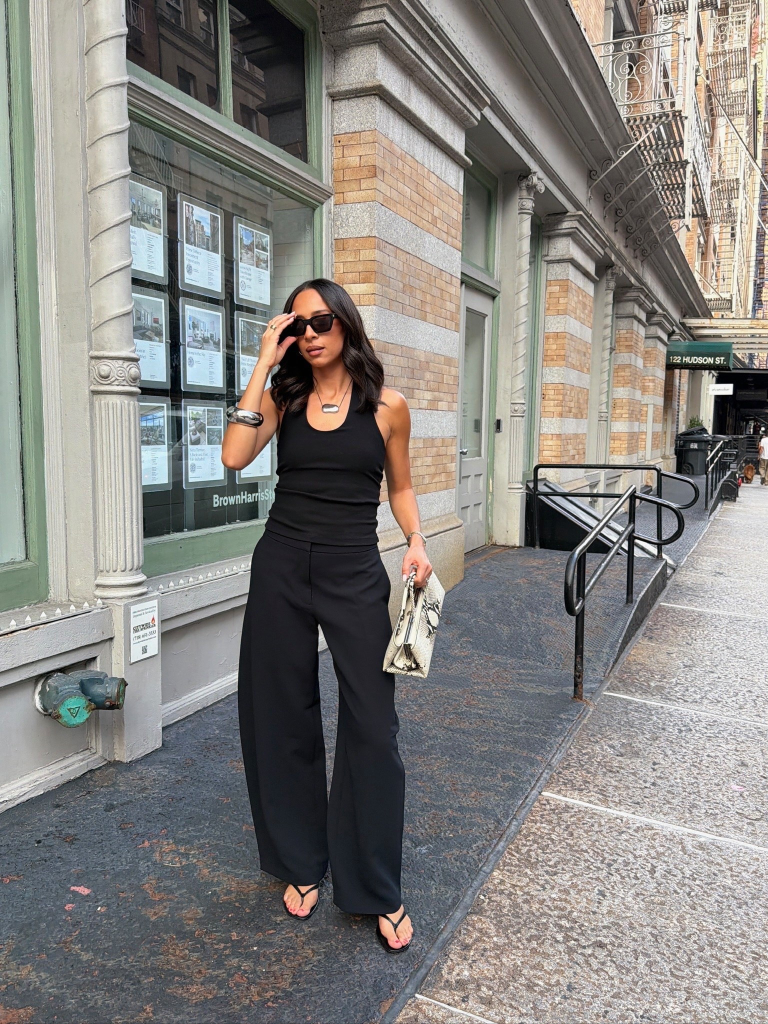Simple chic outfit for dinner in NYC! Wearing size S halter tank (~60% OFF) and size 6 barrel pants

nyc outfit, New York outfit, fall transition outfit, date night outfit

#LTKSeasonal #LTKTravel