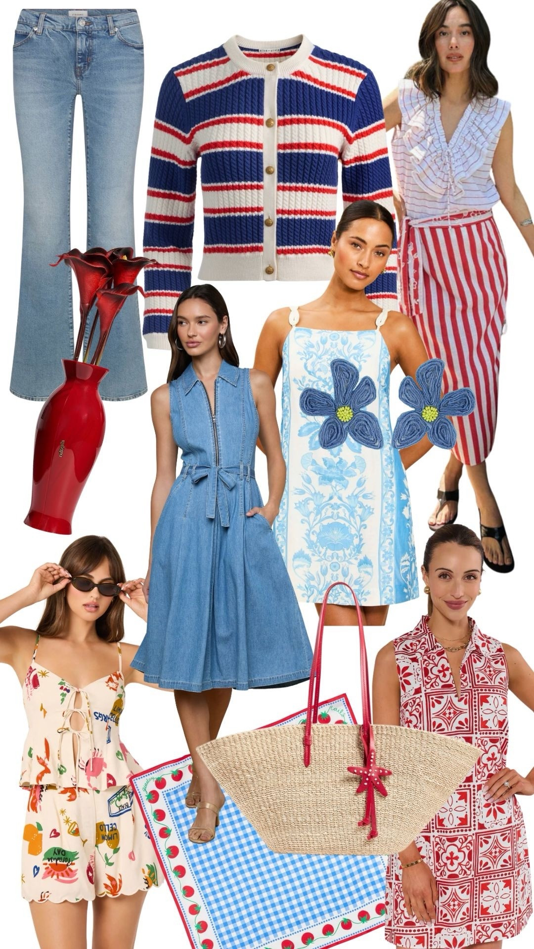 Red, white, blue, and all on sale! Perfect vacation outfits, summer outfits, and beyond from a few of my favorite brands and favorite places to shop!

#LTKSaleAlert