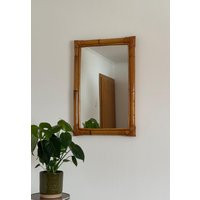 Vintage Italian Rectangular Mirror From The 80S/Retro Wall Decor Elegant Home Accessory Unique Mid-Century Design Boho Style 1980S | Etsy (US)
