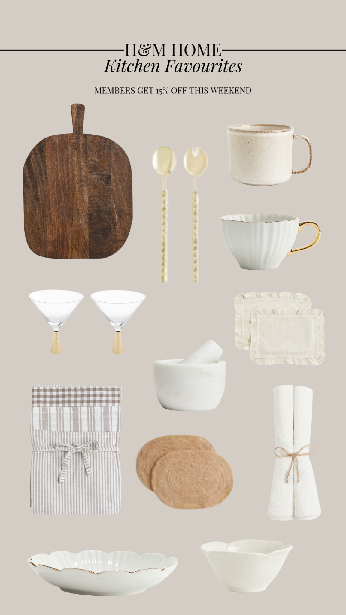 H&M kitchen favourites 

#LTKuk #LTKhome #LTKeurope