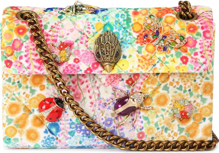 Kurt Geiger London x Floral Couture Mini Kensington Floral Quilted Crossbody Bag | Nordstrom | Nordstrom