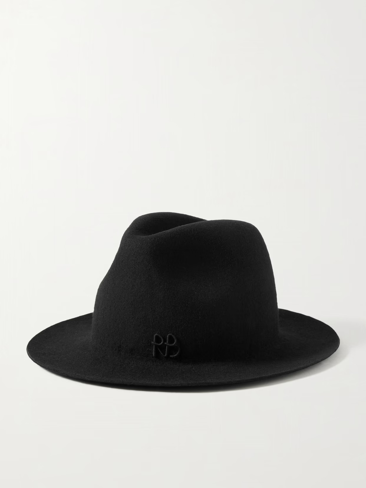 Ruslan Baginskiy - Wool-felt Fedora - Black | NET-A-PORTER (US)