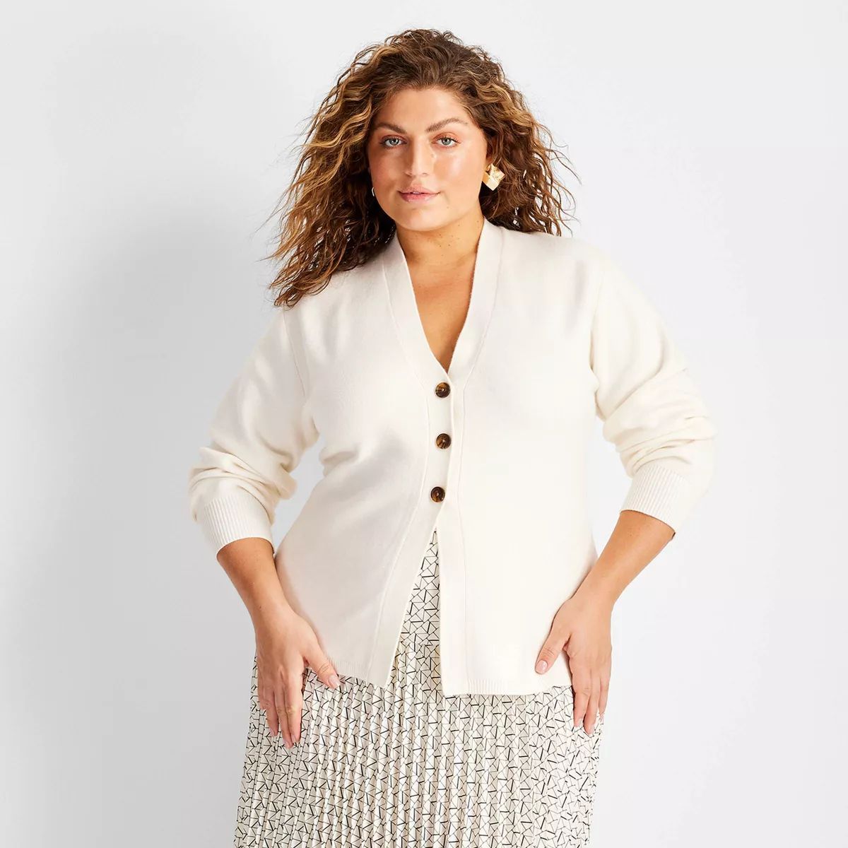 Women's Nipped Waist Cardigan - Future Collective | Target