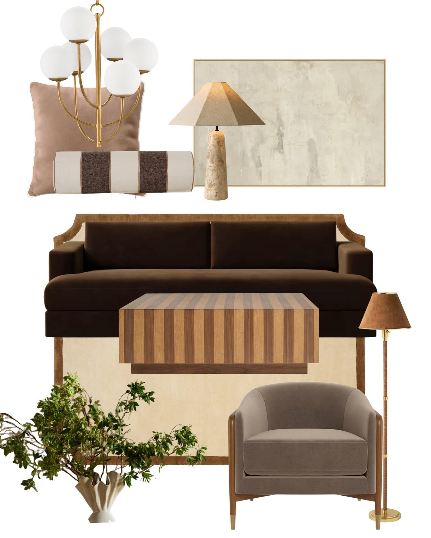 Brown living room decor

#LTKHome