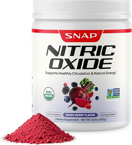 Snap Supplements USDA Organic Beet Root Powder Nitric Oxide Supplements for Men & Women with Pome... | Amazon (US)