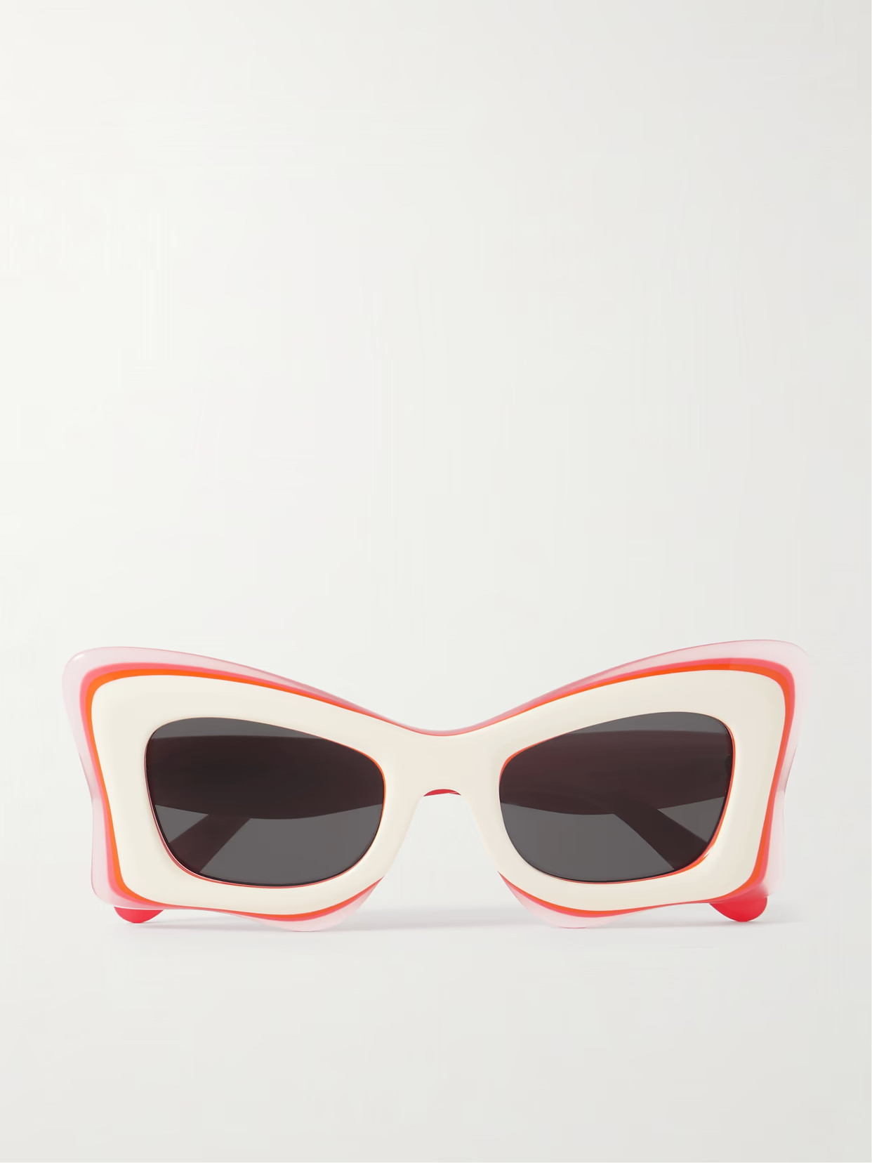 Loewe - Layered Cat-eye Acetate Sunglasses - Pink | NET-A-PORTER (US)