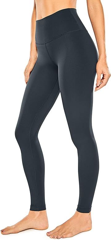 CRZ YOGA Women's Naked Feeling Yoga Pants 28 Inches - High Waisted Workout Leggings Full Length T... | Amazon (US)