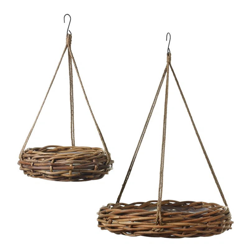 Rattan Cabana Hanging Plant | Wayfair North America
