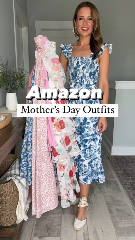 Amazon Mother’s Day outfits. Amazon Mother’s Day dresses. Spring dresses. Summer dresses. Wedding shower. Baby shower. Wedding guest. Wearing smallest size in each. Shoes are true to size. Vacation outfits. 

#LTKparties #LTKwedding #LTKtravel