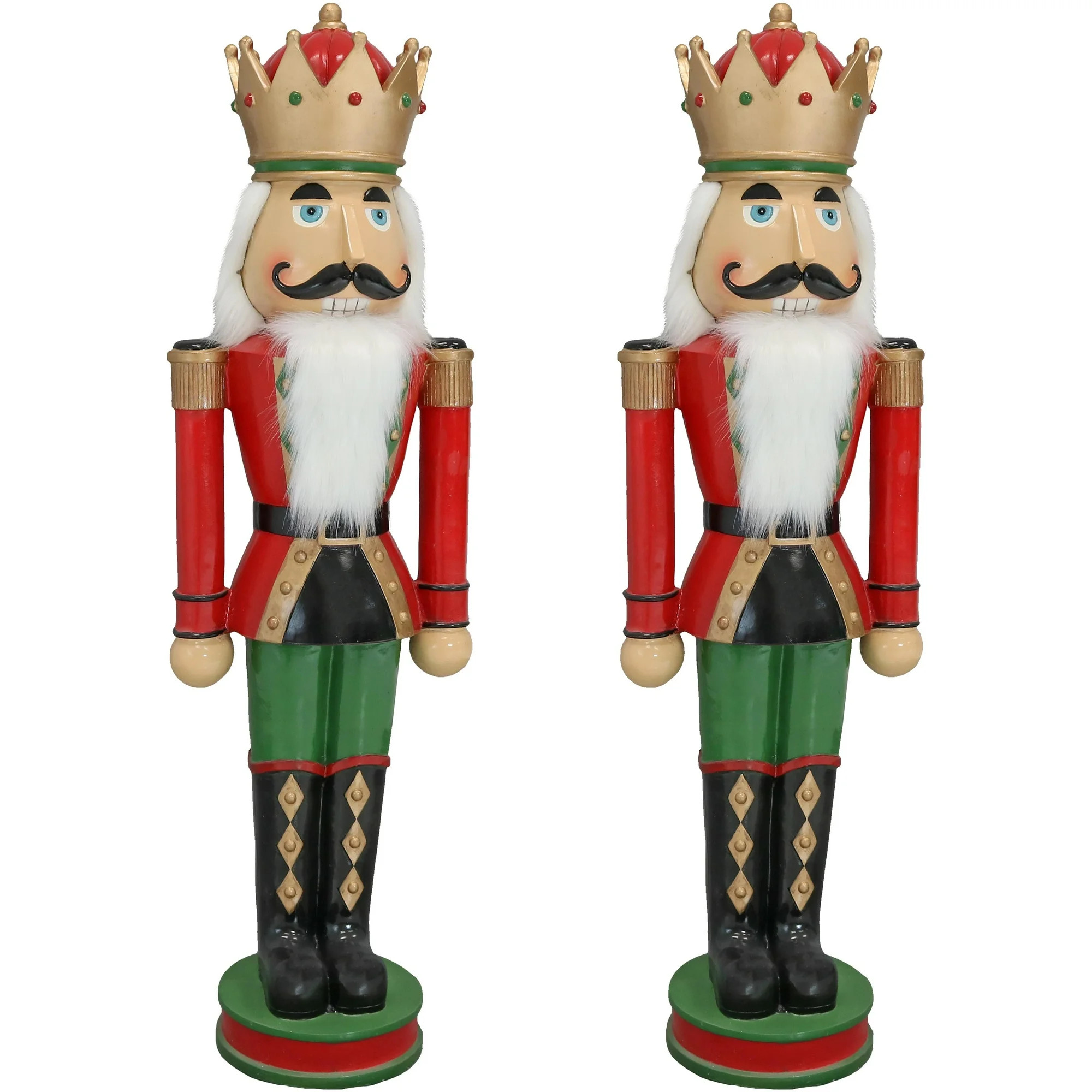 Sunnydaze Indoor/Outdoor Porch or Living Room Polyresin Matthias the Nutcracker Prince Christmas ... | Walmart (US)