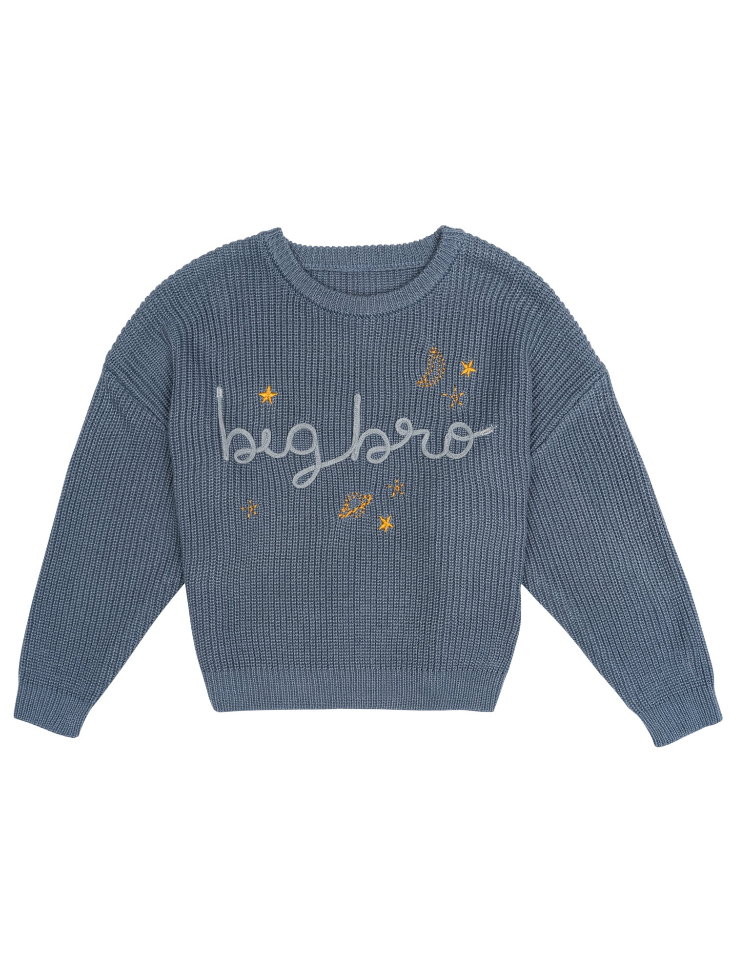 Modern Moments by Gerber Toddler Boy Sibling Matching Sweater, Sizes 12M-5T | Walmart (US)