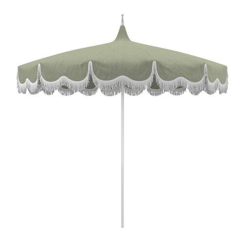 Billow Fringe Pagoda Patio Umbrella  | One Kings Lane