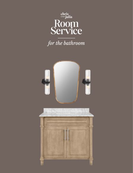 Room Service: for the bathroom

Bathroom Mood Board, Vanity, Wall Mirror, Sconce 

#LTKFind #LTKhome