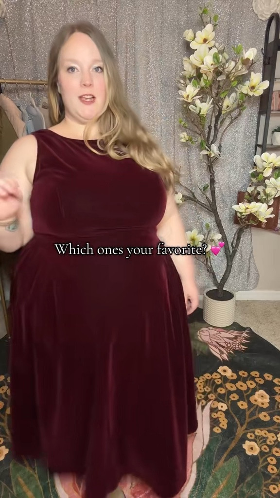 Felt so pretty in this today — the bow detail makes the whole moment softer and more feminine 🤎
the kind of dress that works for pictures, dinners, events, flattering fit, comfy special occasion dress, stretchy velvet dress, plus size friendly style, easy event outfit, holiday outfit ideas, everyday feminine fashion, flattering midi dress, soft fabric dress

#LTKMidsize #LTKSeasonal #LTKPlusSize