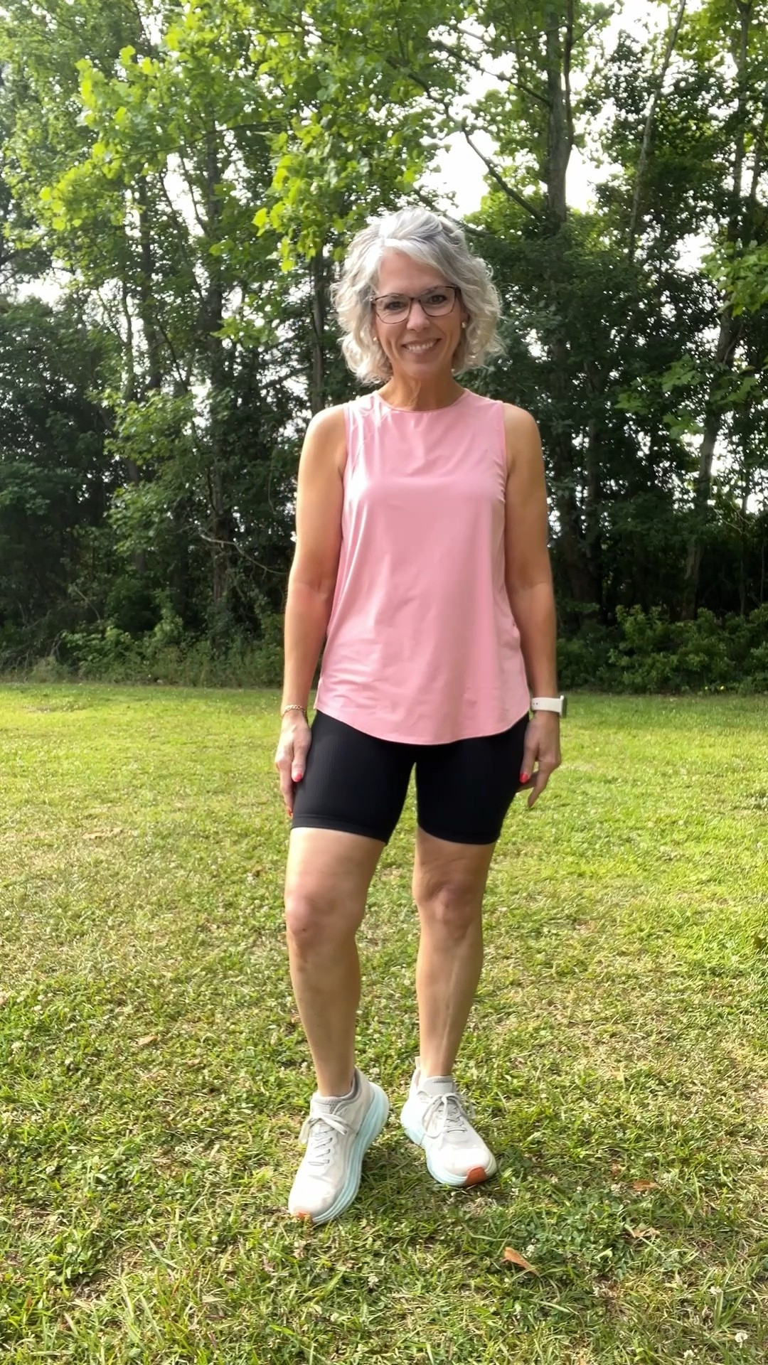 Had to clean out a garage today so comfort and staying cool was the whole mission, a quick dry sleeveless tank top that is longer in the back to cover your bum from Amazon, ribbed biker shorts from Amazon, and Walmart sneakers to get the job done! This outfit actually kept me surprisingly cool outside and honestly it is just as cute as it is practical so whether you are working outside or just running around all day this look has you covered. Everything is linked in my LTK so go tap the link and shop it now!

#amazonfashion #amazonfinds #amazonstyle #founditonamazon #amazonoutfit #walmartfashion #walmartfinds #summerstyle #summeroutfit #summerfashion #summerinspo #summervibes #summerlook #summerwear #casualoutfit #casualstyle #casualfashion #casualwear #casualchic #casualootd #weekendoutfit #weekendstyle #comfyoutfit #comfystyle #effortlessstyle #effortlessfashion #ootd #ootdfashion #outfitoftheday #outfitinspo #outfitideas #realoutfitgram #todaysoutfit #getreadywithme #affordablefashion #affordablestyle #budgetfashion #womensfashion #womensstyle #petitestyle #petitefashion #petiteoutfit #petitewomen #petitegirl #petites #momstyle #momfashion #momootd #momlife #teacherstyle #teacherfashion #grandmastyle #grandmafashion #over40style #over40fashion #over40andfabulous #fashionover40 #womenover40 #over50style #over50fashion #fashionover50 #agelessstyle #midlife #midlifestyle #midlifefashion #maturestyle #maturefashion #fashionblogger #fashionista #styleinspo #fashioninspo #instafashion #cuteoutfit #trending #fashion #style #ltkfinds #ltkunder50 #ltkover50 #ltkfashion #ltkstyle #ltksummer #ltkspring #liketoknowit #shopltk #bikershorts #ribbedbikershorts #quickdrytop #sleevelesstop #bumcoveringtop #athleisure #athleisureoutfit #activewear #activewearstyle #outdooroutfit #workoutfit #hotweatheroutfit #summerheat #stayingcool

#LTKSeasonal #LTKPetite #LTKOver40 #LTKootd #LTKPetite #LTKmomlife