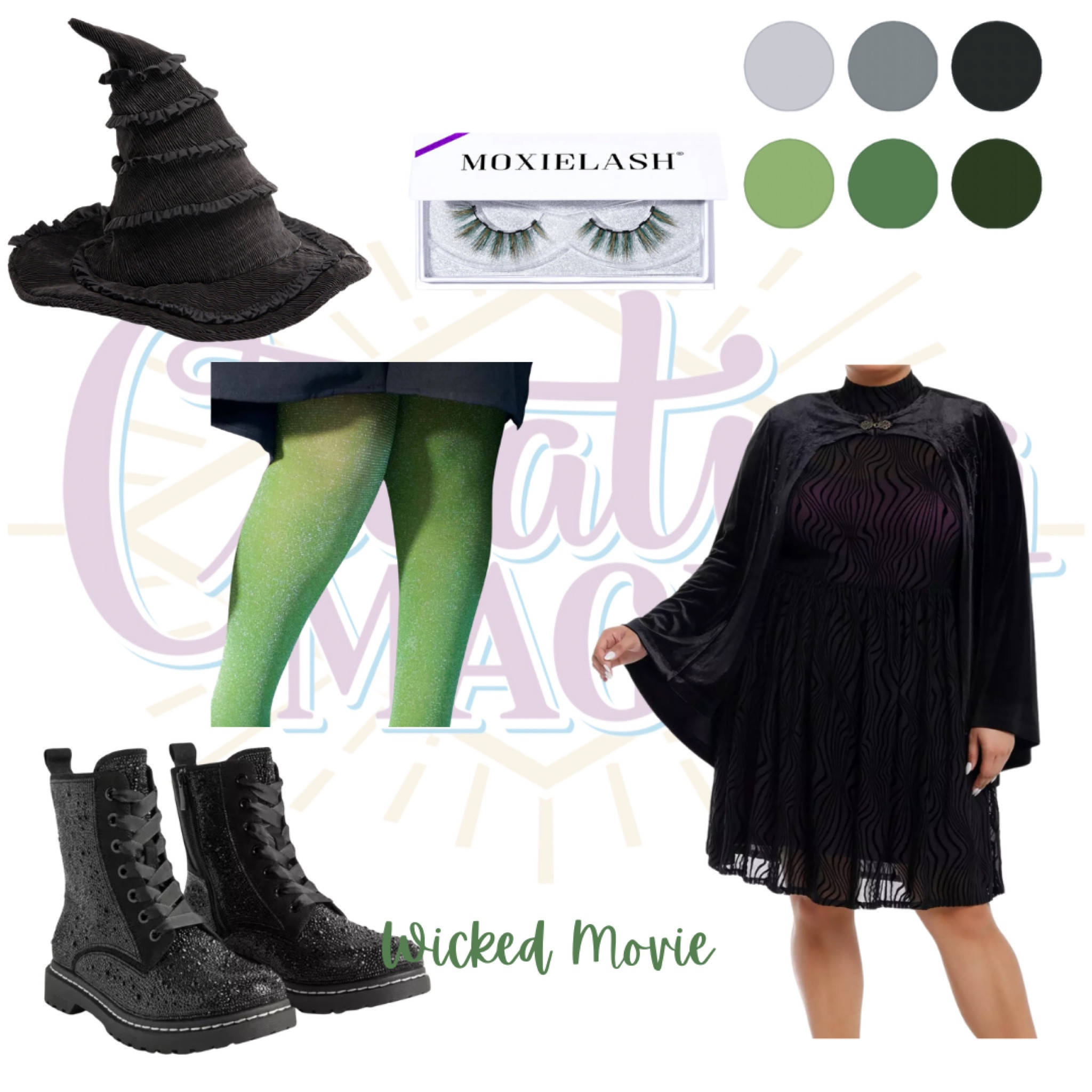 Elphaba Wicked Movie Fit

#wickedmovie 

#LTKHoliday #LTKWatchNow #LTKFindsUnder50