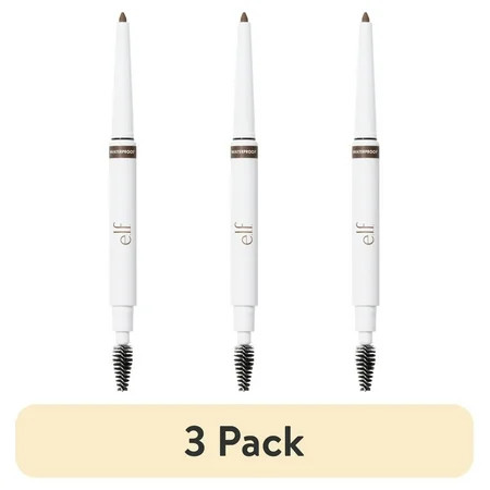 (3 pack) e.l.f. Instant Lift Waterproof Brow Pencil, Neutral Brown, 0.008oz | Walmart (US)