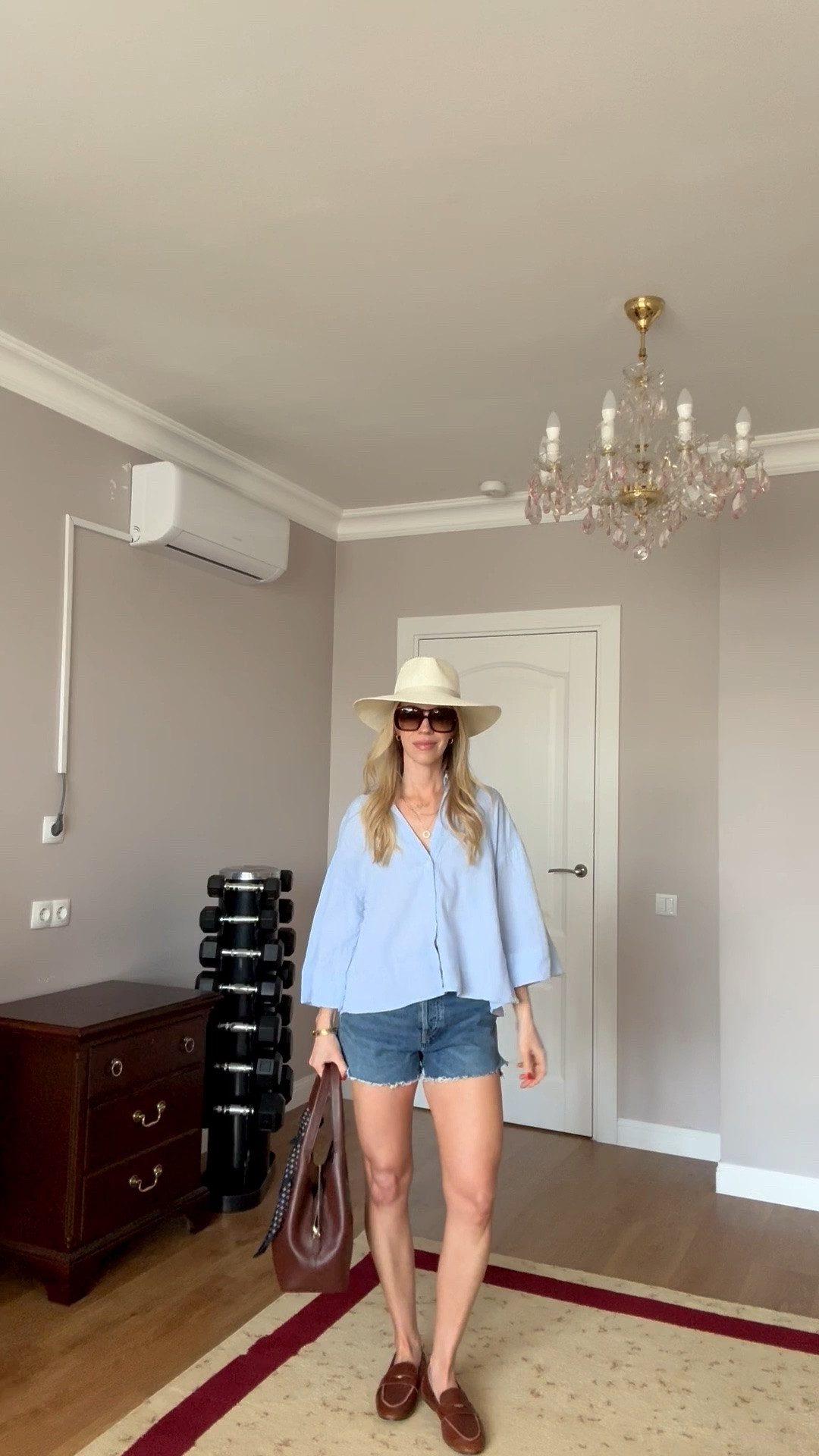 My Le Tanneur handbag is 20% off!

Casual summer outfit, summer vacation, linen shirt, cutoff denim shorts, @Zara leather loafers, @Janessa Leone white straw hat

#LTKSaleAlert #LTKSeasonal #LTKOver40