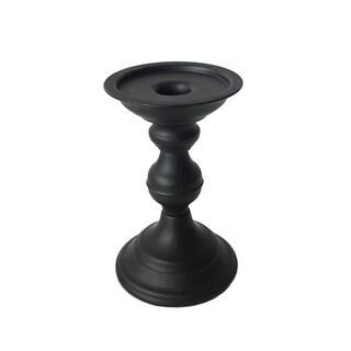 Black Metal Pillar Candle Holder By Ashland® | Michaels Stores