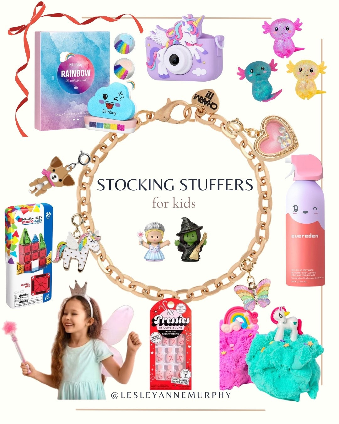 Stocking stuffer szn is officially here ❤️ These are our favorite stocking stuffers for kids- perfect for toddlers, preschoolers, and/or neices ages 2-5 all Nora and Lily approved! We like to gift lots of tiny surprises that feel special without being overwhelming (looking at you charms and wicked singing wand) ✨ Nora has loved this camera for many years and something squishy is always appreciated. 

#LTKKids #LTKHoliday #LTKGiftGuide