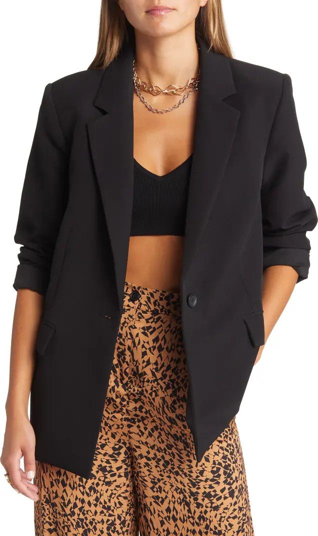 Relaxed Fit Oversize Blazer | Black Blazer Outfit | Work Wear Style | Work Outfit Winter | | Nordstrom
