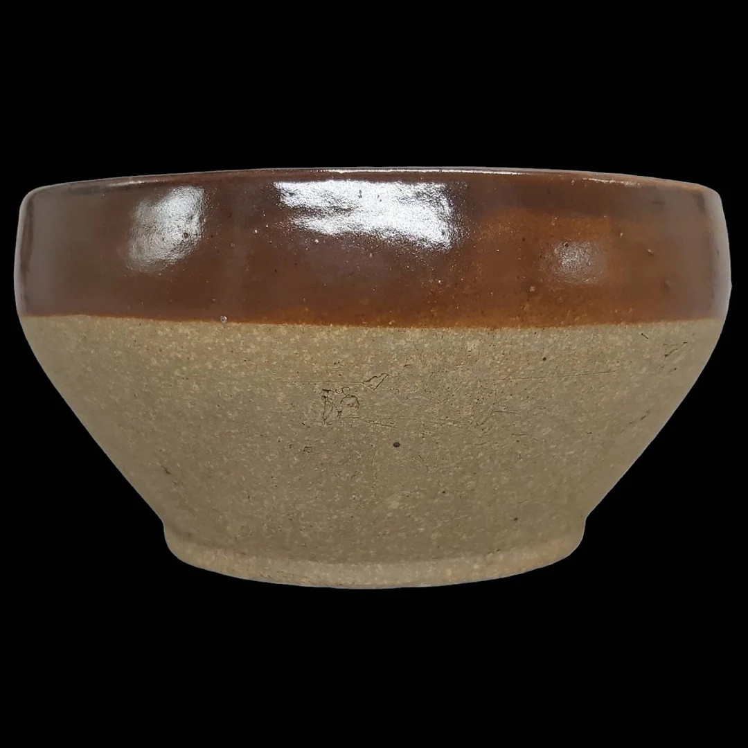 Small to Medium size Antique French Stoneware Mixing Bowl, Beige Stone Bowl, Farmhouse Stone Bowl... | Etsy (US)