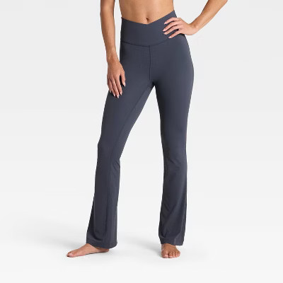 Women's Everyday Soft Crossover Flare Leggings - All In Motion™ | Target
