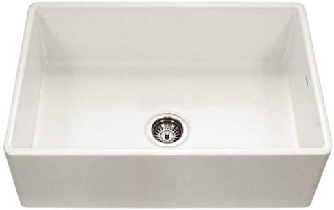 Houzer PTG-4300 BQ Apron-Front Fireclay Single Bowl Kitchen Sink, 33", Biscuit | Amazon (US)