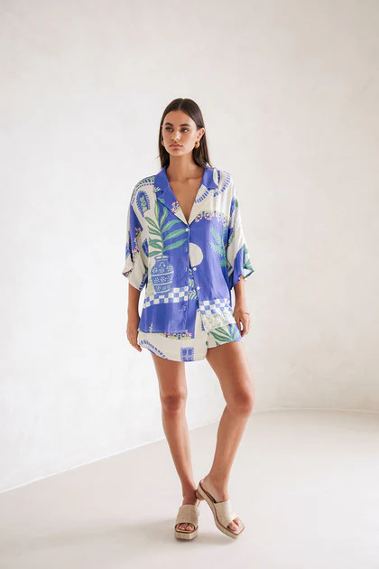 Cheyna Top - Vista Blue | SABO SKIRT (Global)