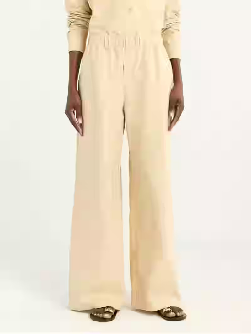 Scoop Women's Linen Blend Wide Leg Pants, 32" Inseam, Sizes XS-4X | Walmart (US)