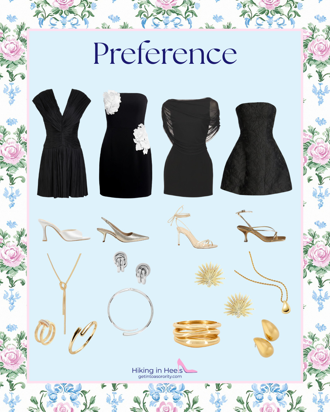 All black Preference Round dresses 

 