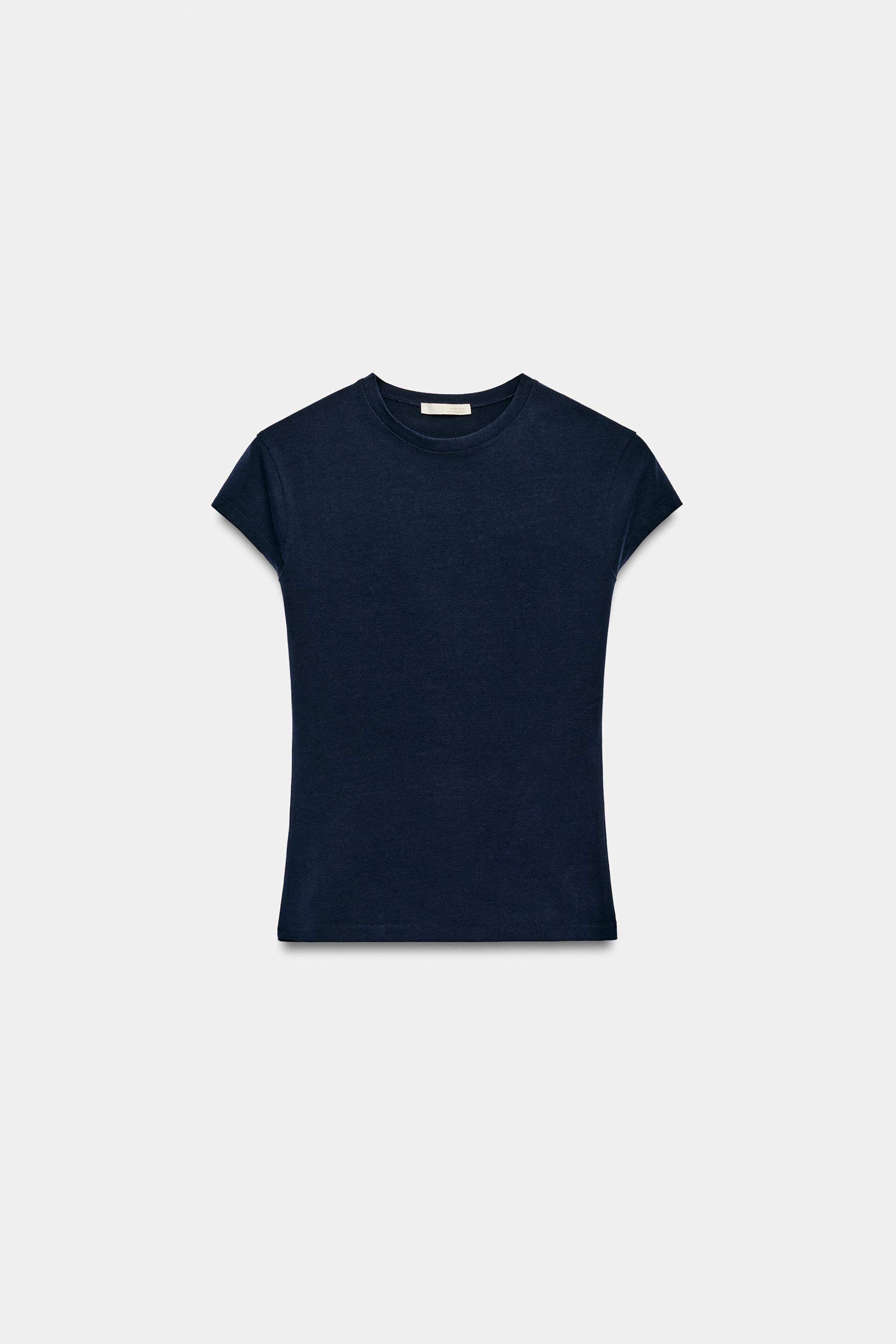 SLIM FIT SHORT SLEEVE T-SHIRT | Zara US
