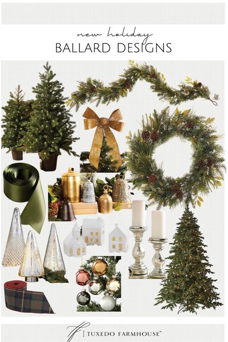 New holiday at Ballard Designs!



Christmas tree, Christmas garland, Christmas wreath, tree topper, Christmas village houses, Christmas ornaments, Christmas bells, Christmas ribbon, Christmas candles

#LTKHoliday #LTKSeasonal #LTKHolidaySale