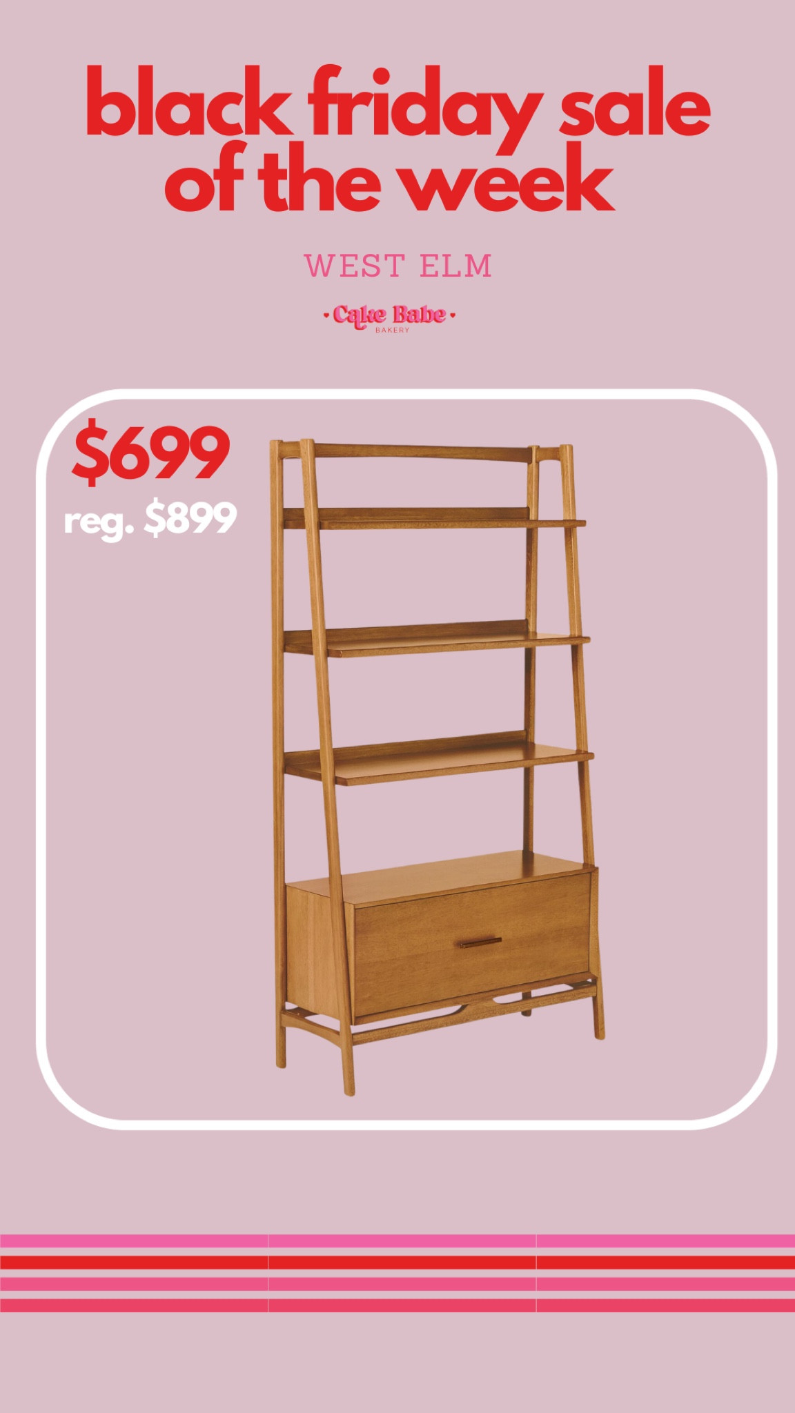 Mid century bookshelf from west elm on sale for $699!!!

#LTKGiftGuide