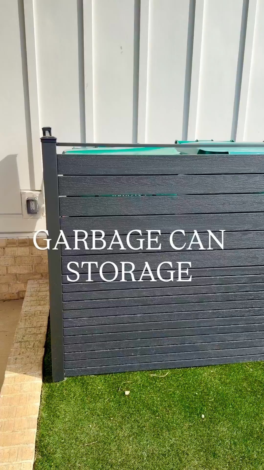 Hide your garbage cans and your messes!