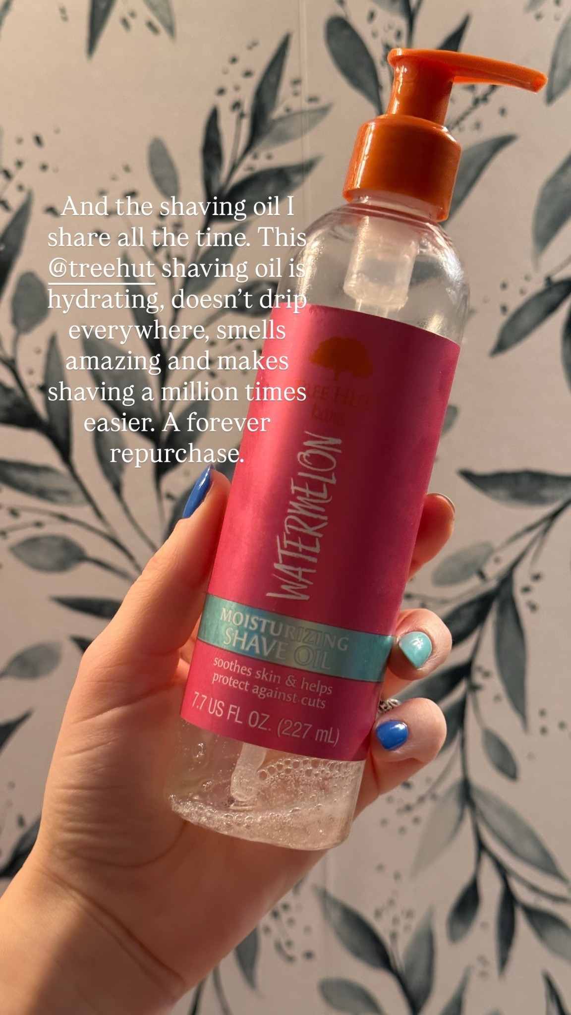 And the shaving oil I share all the time. This @treehut shaving oil is hydrating, doesn’t drip everywhere, smells amazing and makes shaving a million times easier. A forever repurchase.

#LTKselfcare #LTKBeauty #LTKmorningroutine
