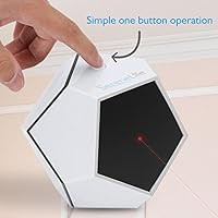 SereneLife Automatic Cat Laser Toy - Rotating Moving Electronic Red Dot LED Pointer Pen W/ Auto W... | Amazon (US)