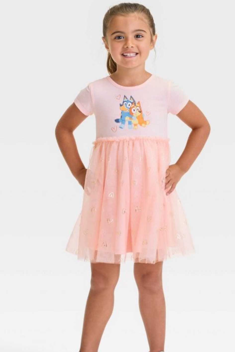 pink bluey dress Toddler Girls' Bluey Tulle Ballerina Dress