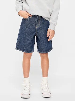 Knee Length Baggy Jean Shorts for Boys | Old Navy (US)