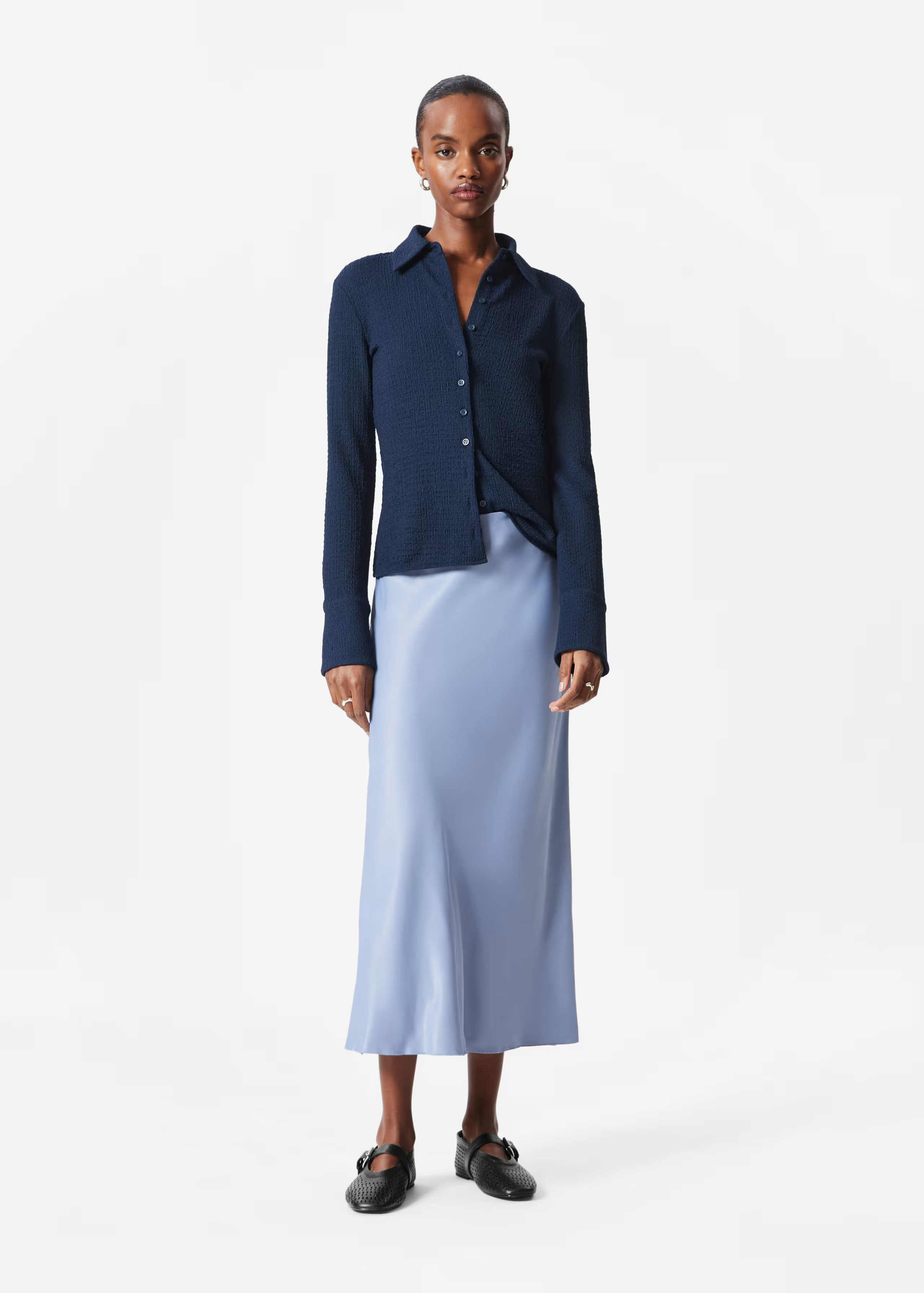 Satin Midi Skirt | & Other Stories - US