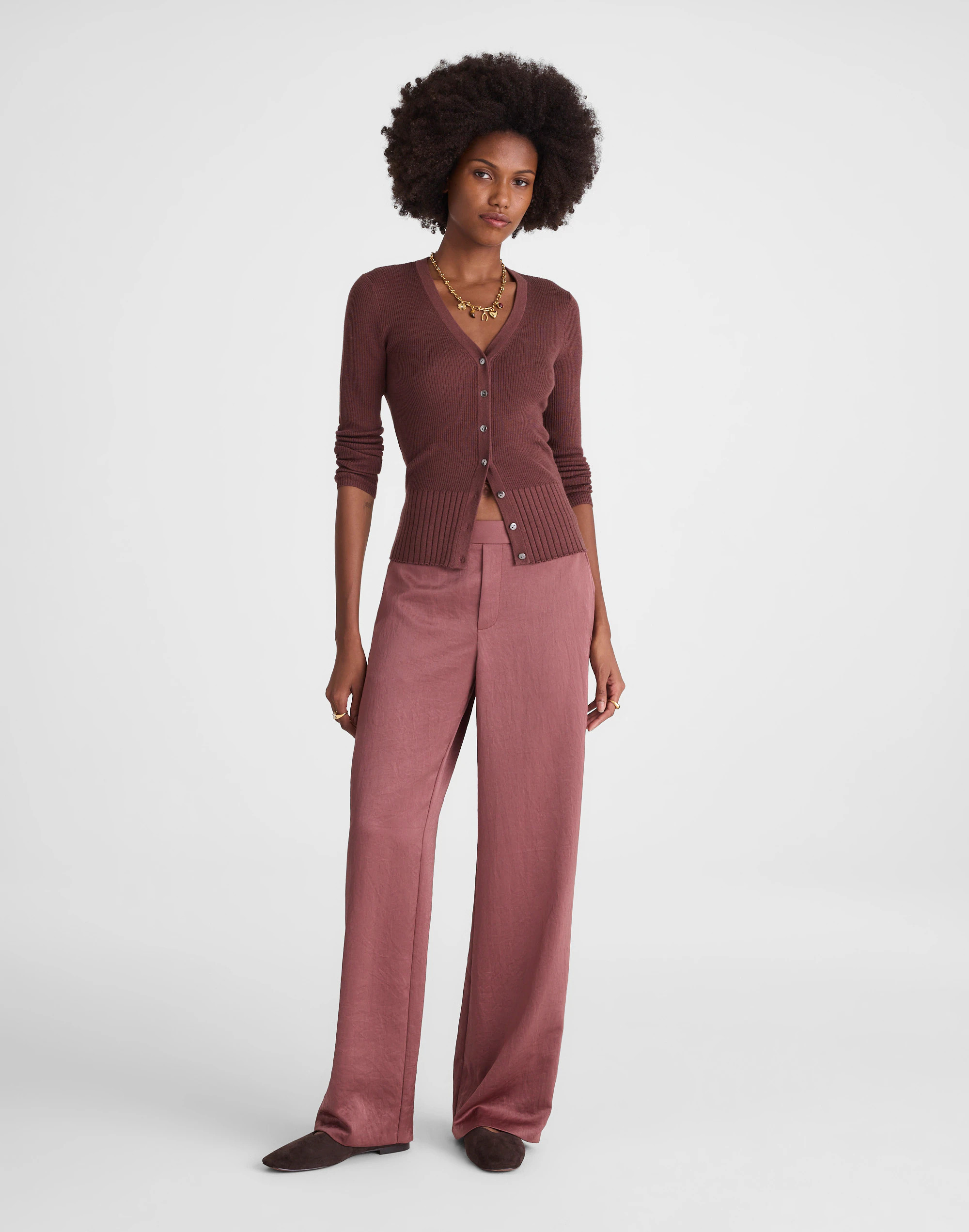 The Tall Easy Pull-On Pant in Satin | Madewell