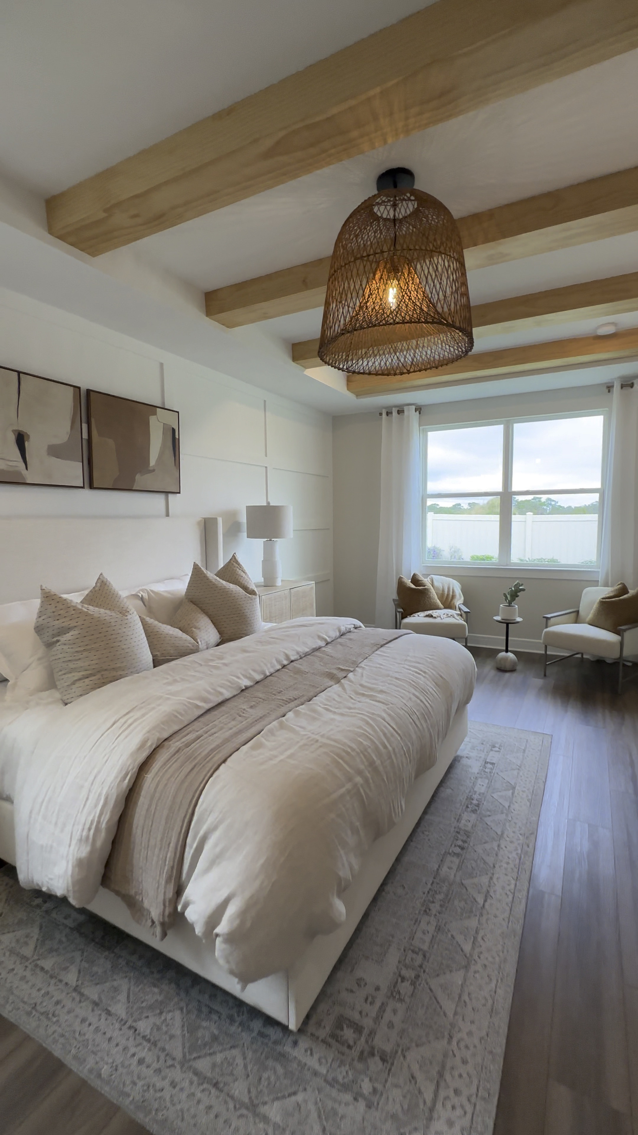 Boho Bedroom design with neutral tones and vintage accent decor.  

#LTKVideo #LTKstyletip #LTKhome