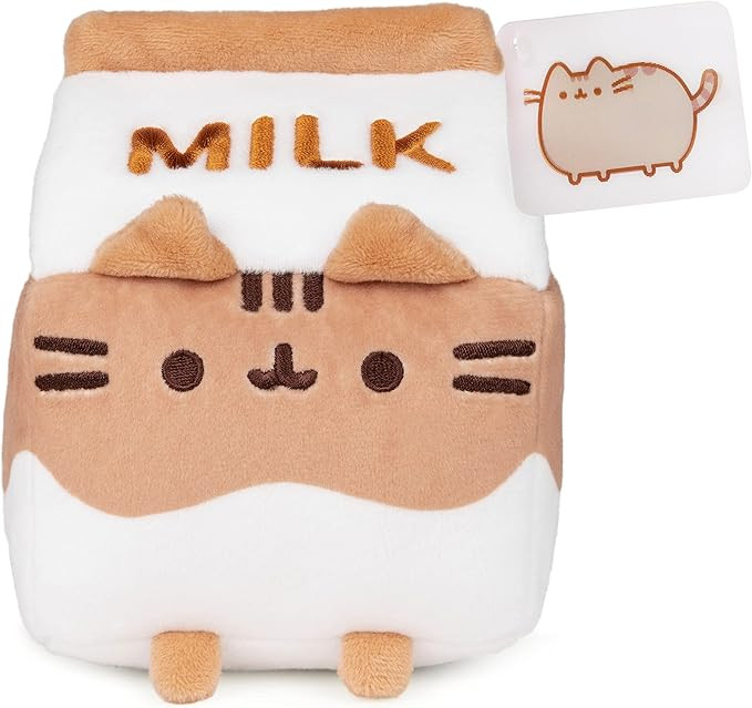 GUND Pusheen Chocolate Milk Plush Cat Stuffed Animal for Ages 8 and Up, Brown/White, 6” | Amazon (US)