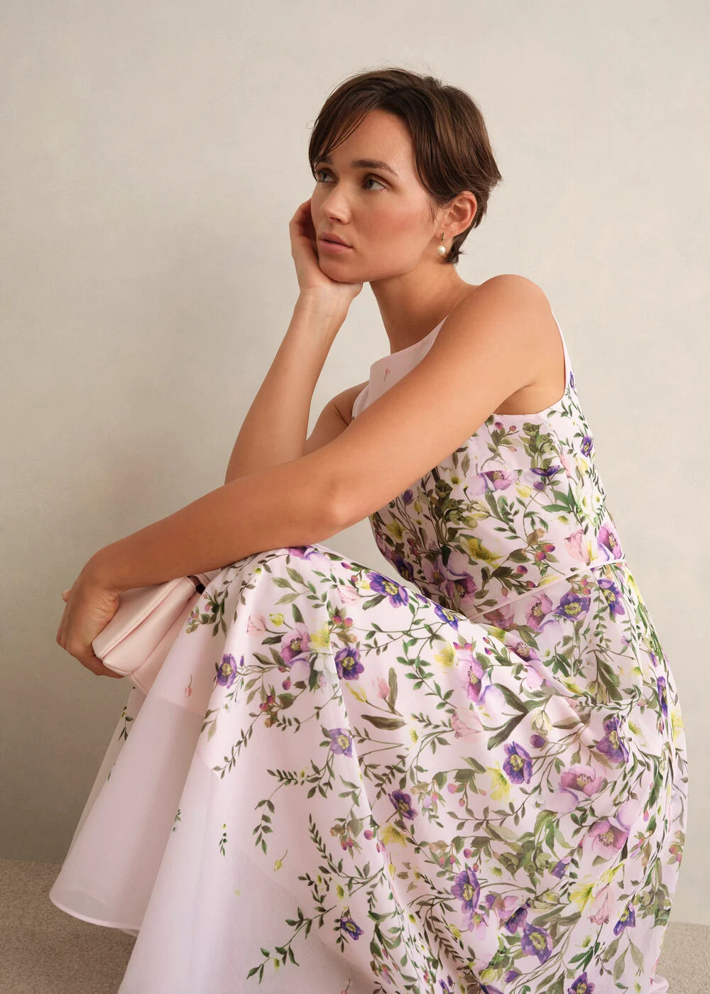 Carly Floral Dress | Hobbs UK | | Hobbs