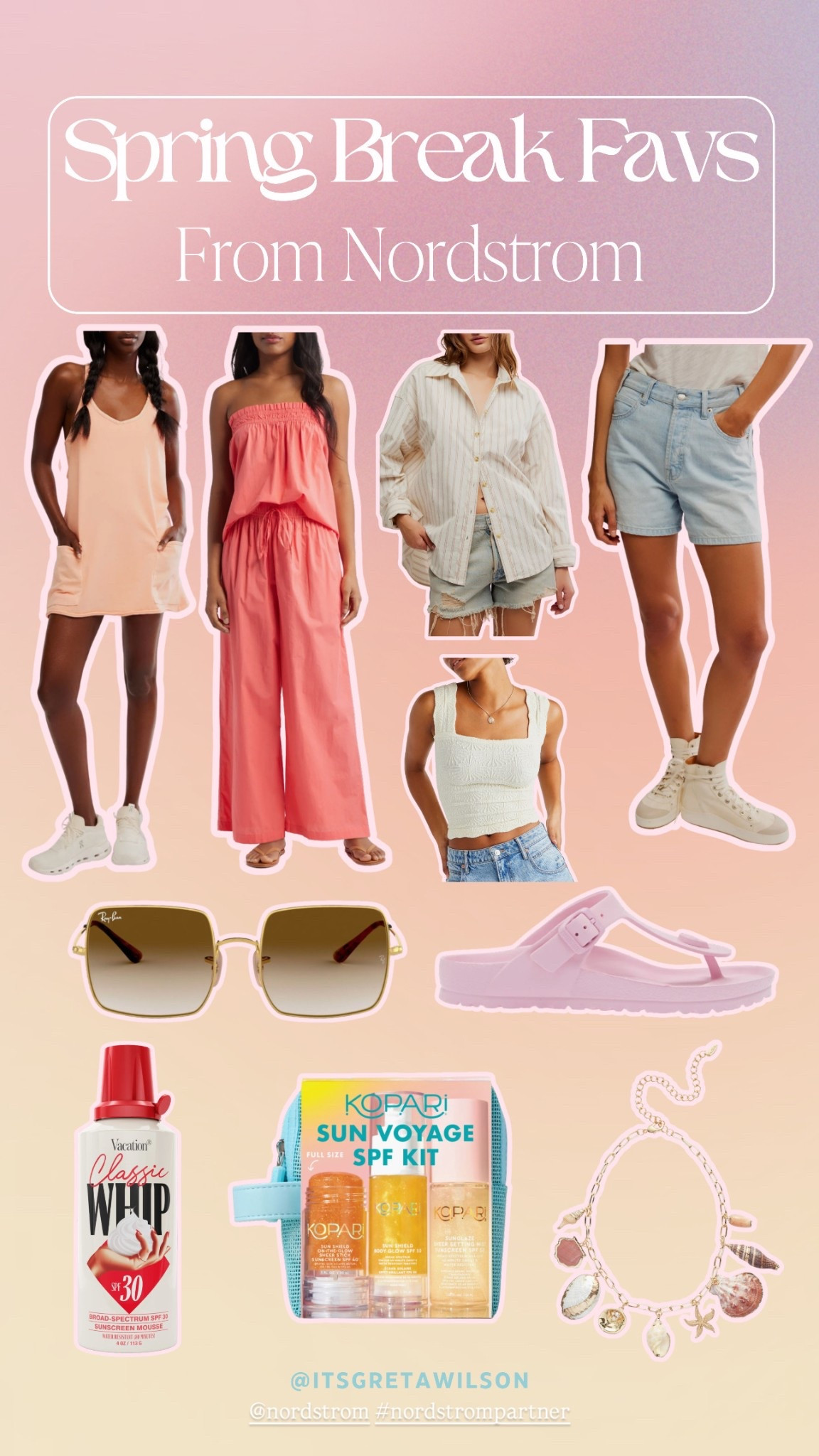 Some of my Spring Break favs from Nordstrom 💓 @nordstrom #nordstrompartner