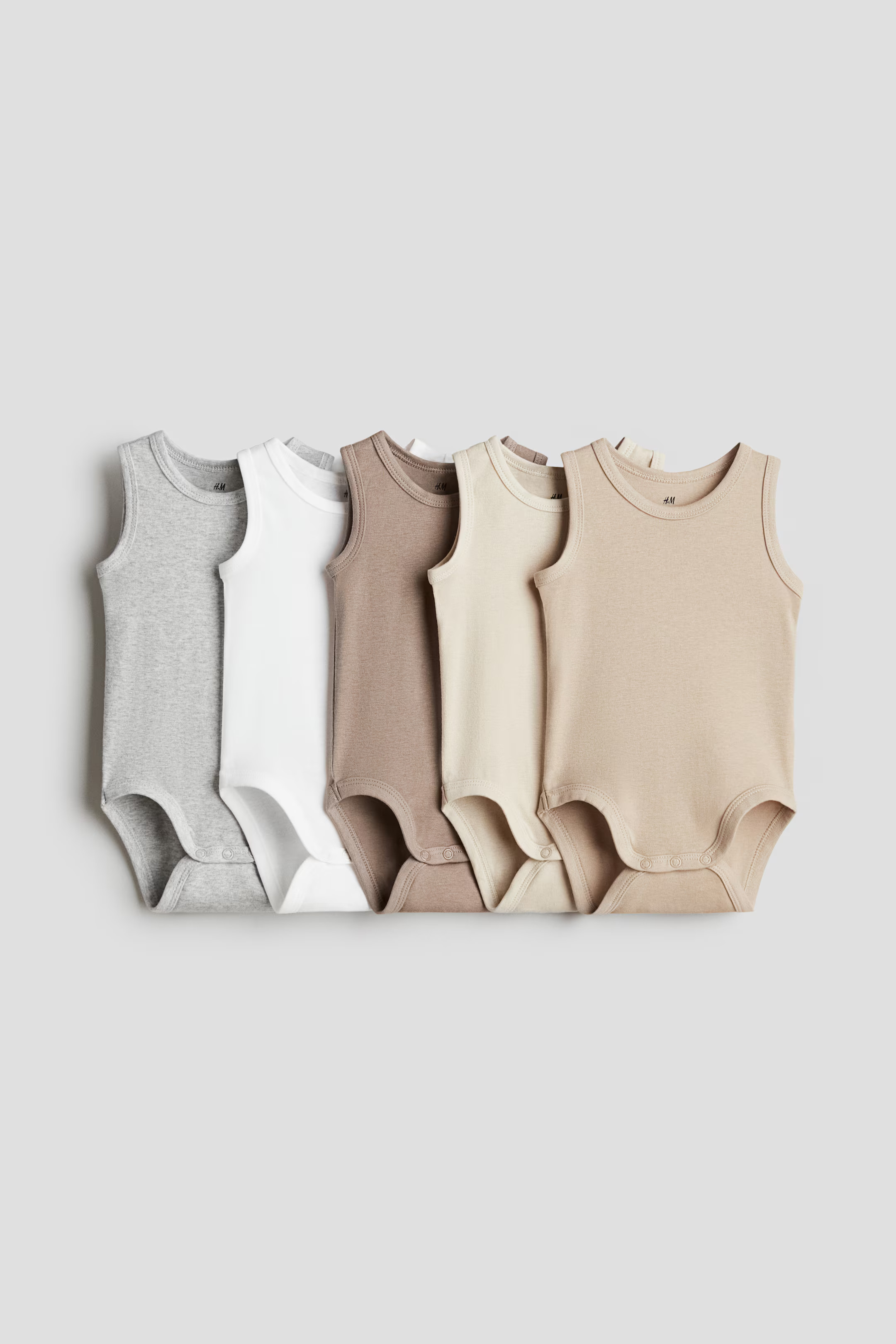 5-pack Cotton Bodysuits | H&M (US + CA)