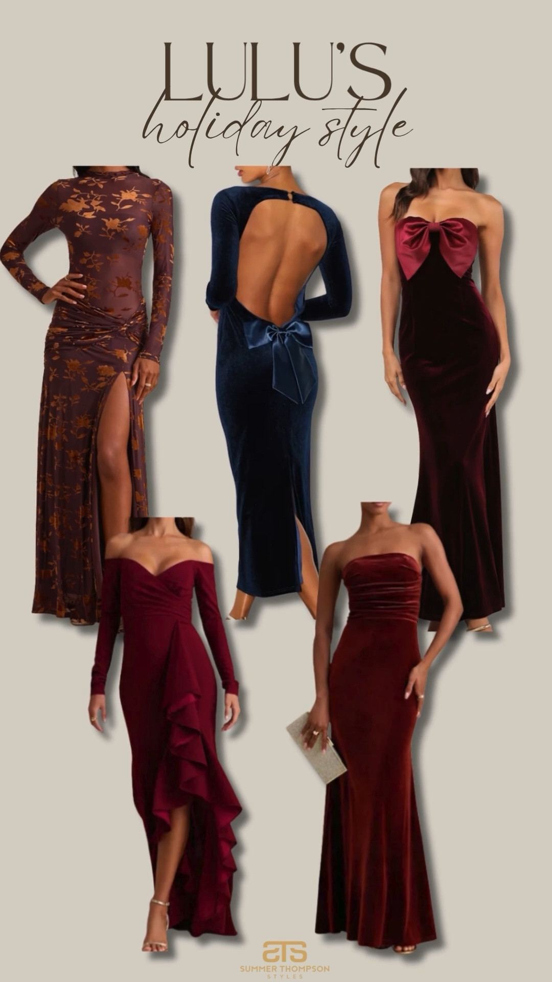 Lulu’s formal dresses I am loving! 

Low back. Bow. Floral. Long sleeve. Strapless. Ruffle. Off the shoulder. Holiday. Christmas  

#LTKFindsUnder100 #LTKStyleTip #LTKHoliday