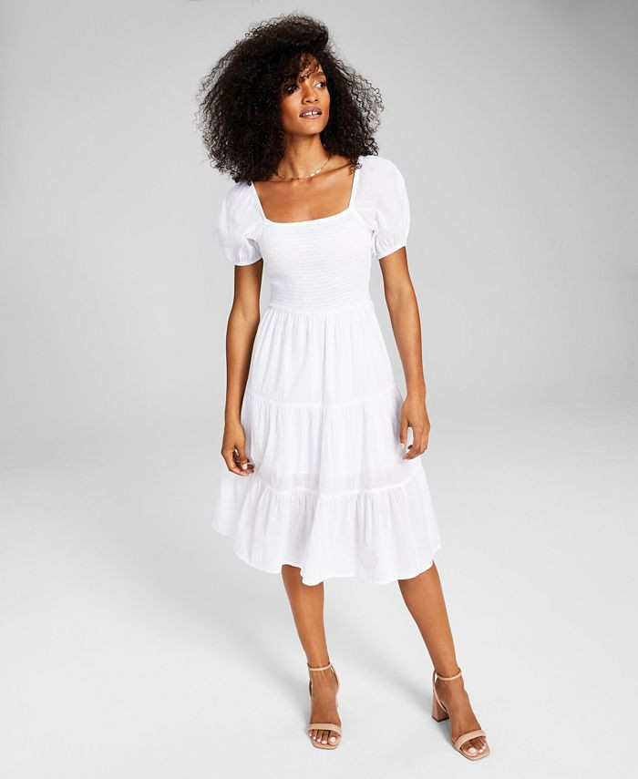And Now This Women's Cotton Lace-Up-Back Dress & Reviews - Dresses - Women - Macy's | Macys (US)