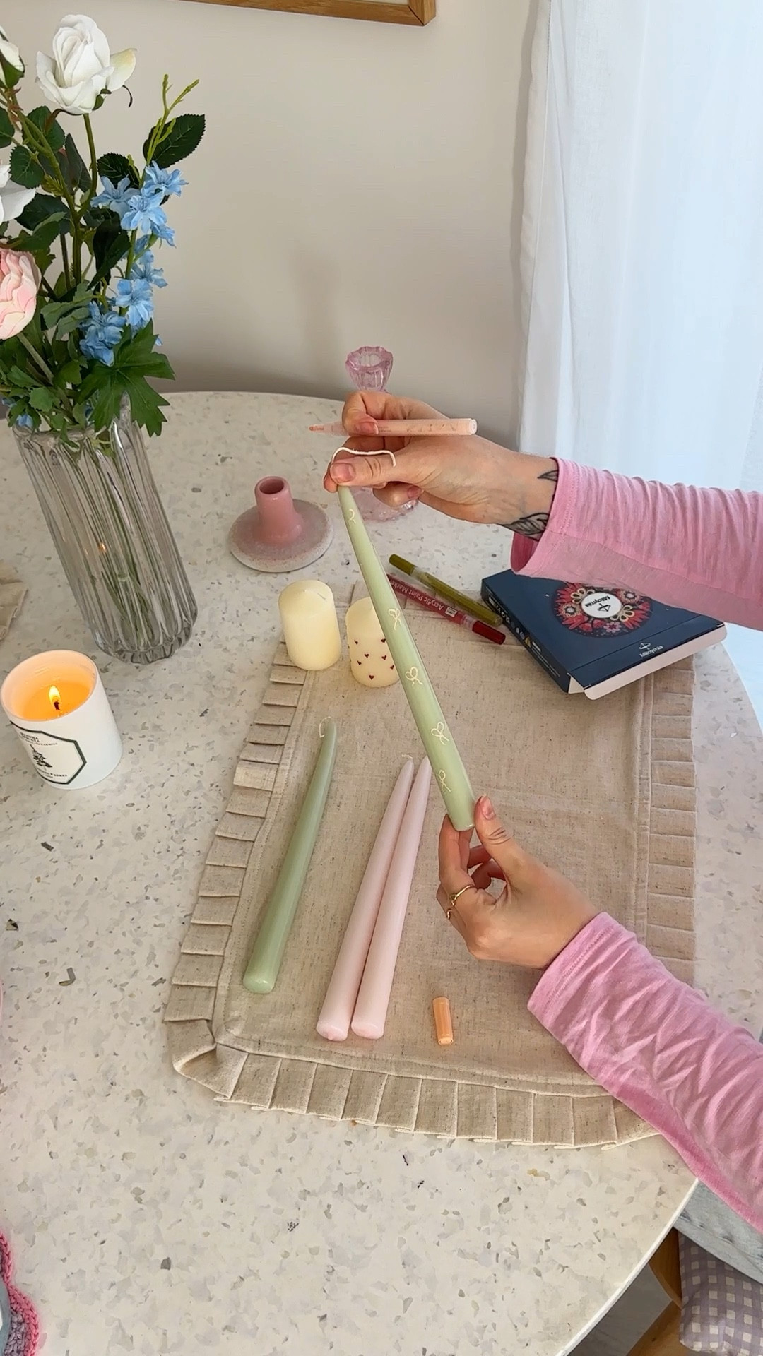 Wholesome Sunday = paining cute designs on candles 🎀

#LTKVideo #LTKeurope #LTKhome